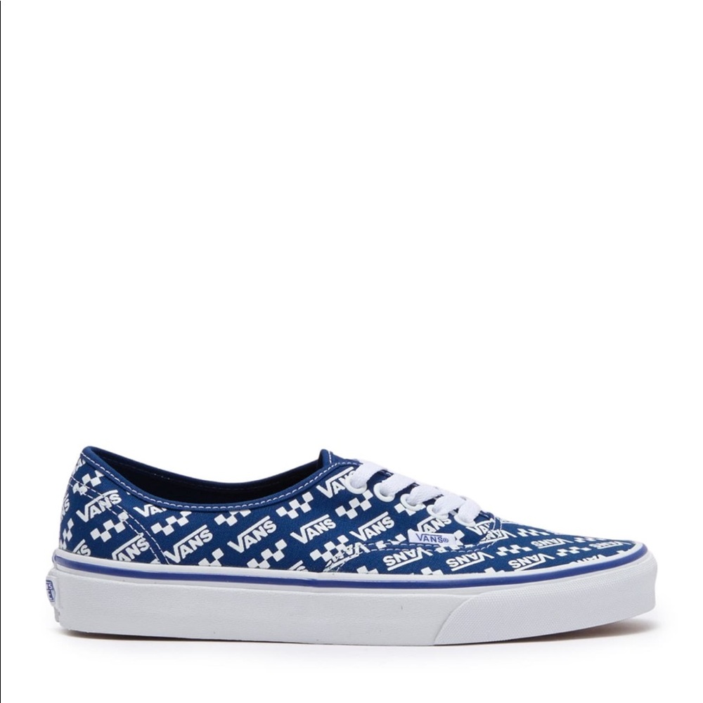 Vans Authentic Repeat Logo Skate Sneakers - Picture 3 of 5